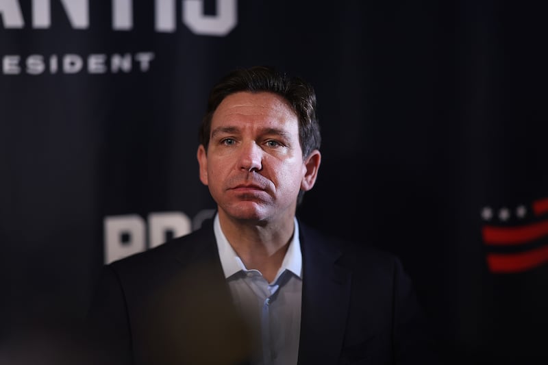 Republican presidential candidate Florida Governor Ron DeSantis.