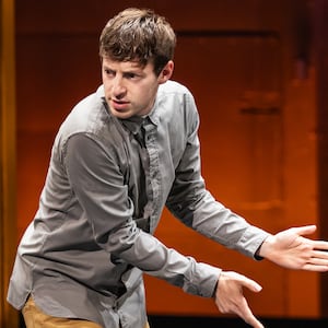 Alex Edelman in 'Just for Us' on Broadway.