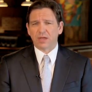 Jake Tapper speaks with Florida Gov. Ron DeSantis in an interview.