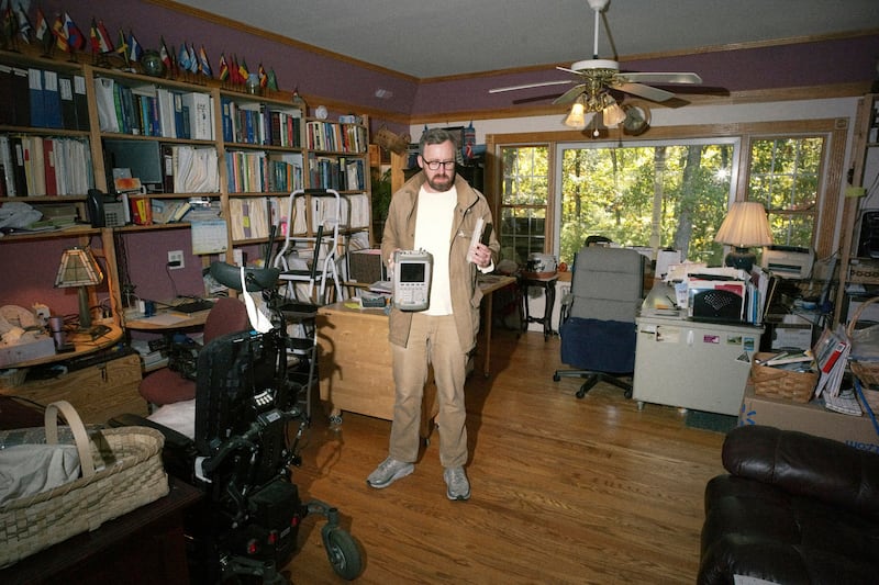 John Wilson stands inside a home in season 3 of How to With John Wilson.