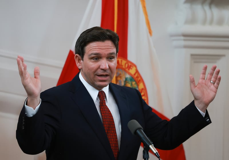 Florida Gov. Ron DeSantis.