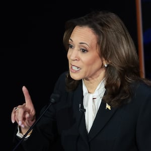 Kamala Harris at ABC debate, Sept. 10, 2024 in Philadelphia, Pennsylvania.