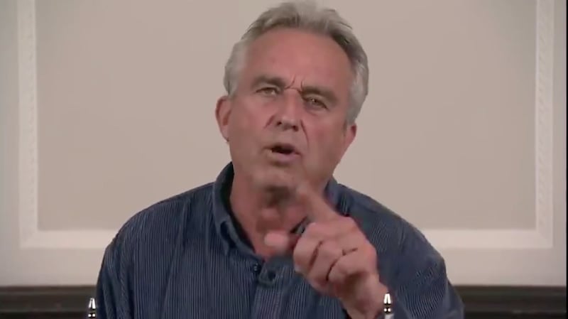 Robert F. Kennedy Jr. speaks.