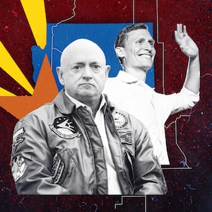 Illustration of Mark Kelly and Blake Masters