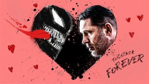 Tom Hardy as Eddie Brock and Venom