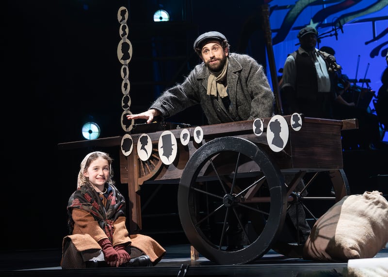 Tabitha Lawing, left, and Brandon Uranowitz in 'Ragtime.'