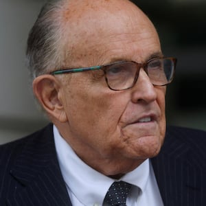 A picture of Former New York City Mayor Rudy Giuliani, who has been accused of sexual harassment and rape by Noelle Dunphy in a $10 million lawsuit. New transcripts reveal conversations in which Giuliani made lewd comments toward Dunphy.