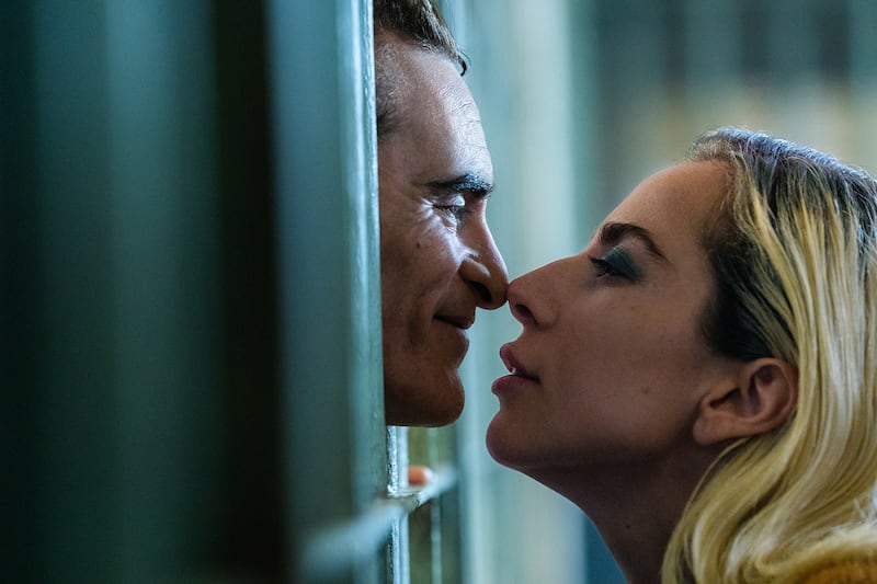 Joaquin Phoenix and Lady Gaga in Joker: Folie a Deux