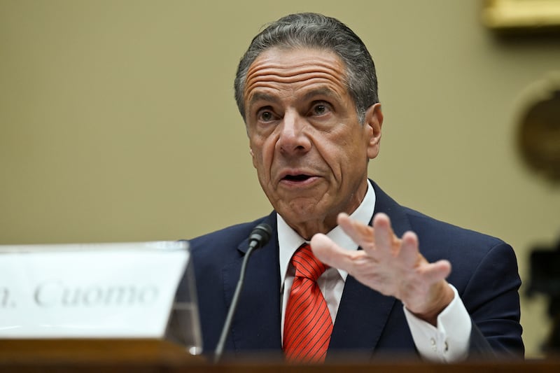 Andrew Cuomo testifies in front of lawmakers.