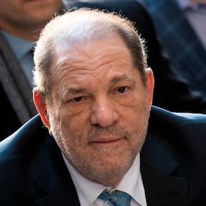 Harvey Weinstein arrives at the Manhattan Criminal Court in February 2020.