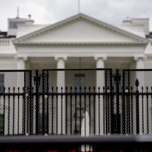 Additional security fencing is up around the White House.