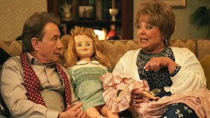 A photo still of Martin Short and Melissa McCarthy in 'Only Murders in the Building'