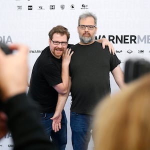 Justin Roiland and Dan Harmon of Adult Swim’s Rick and Morty