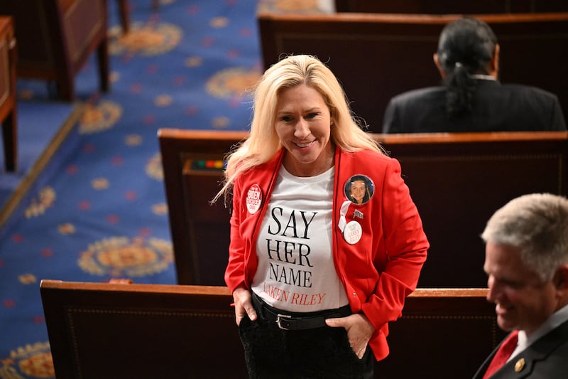 Rep. Marjorie Taylor-Greene.