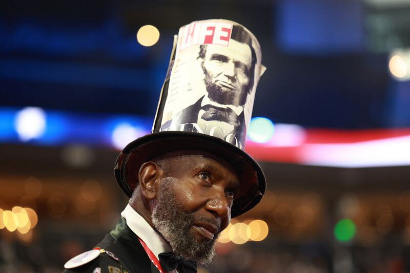 RNC fashion Lincoln hat