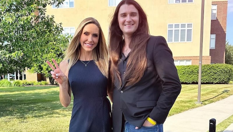 Scott Presler and Laura Trump