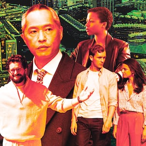 A photo illustration of the cast of Industry.