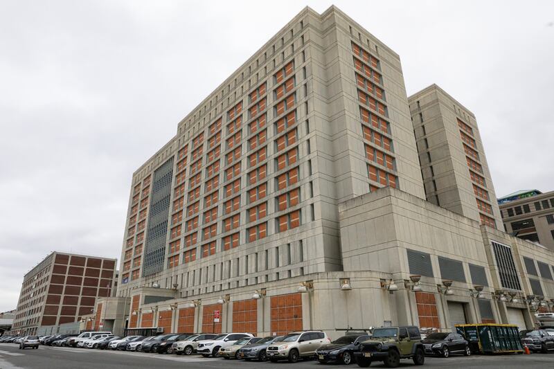 The Metropolitan Detention Center photographed from the outside.