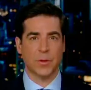 Fox News host Jesse Watters speaks while footage of Tyre Nichols' murder plays