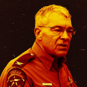 A photo illustration of Texas DPS director Steven McCraw.