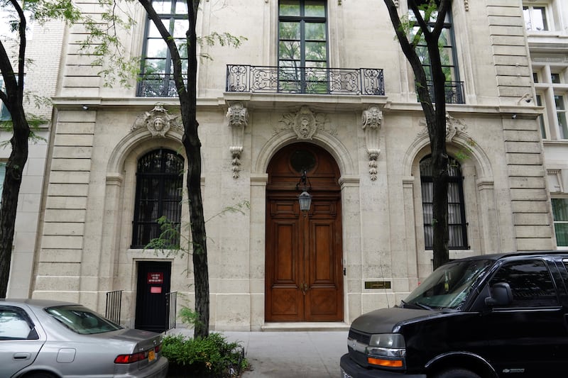 Jeffrey Epstein’s former Upper East Side townhouse.