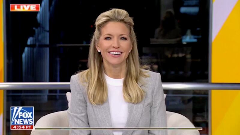 Fox & Friends’ Ainsley Earhardt smiles during the show's October 7, 2024 broadcast.