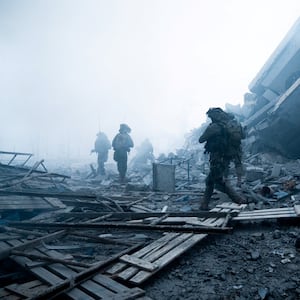 Israeli soldiers operate in Gaza. 