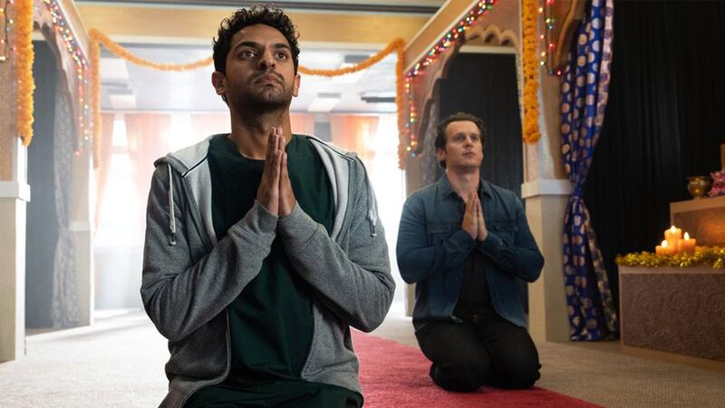 Karan Soni and Jonathan Groff in 'Nice Indian Boy'