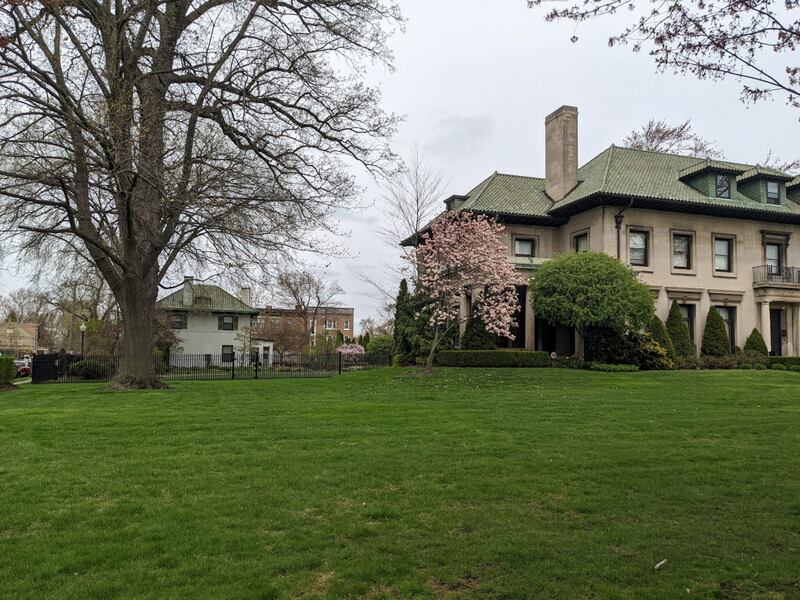 The mansion where Devon Hoover lived and was killed inside.