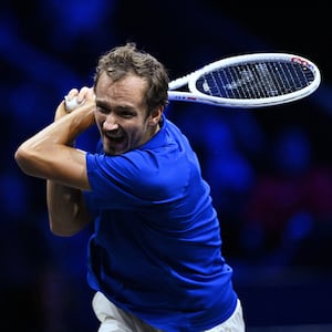 Team Europe tennis starr Daniil Medvedev.