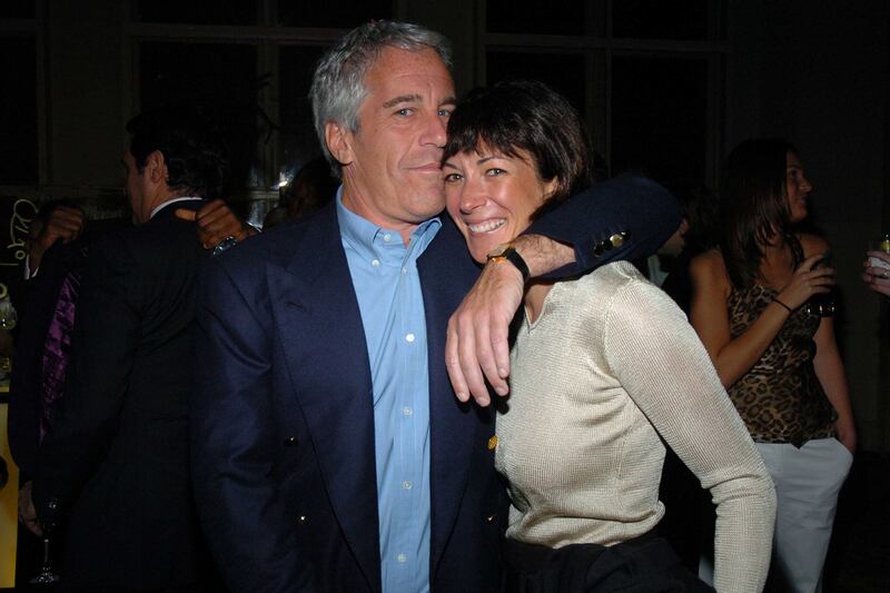 Jeffrey Epstein and Ghislaine Maxwell in New York