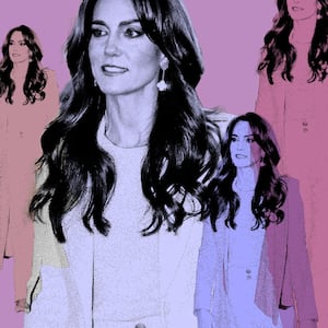 A photo illustration of Kate Middleton