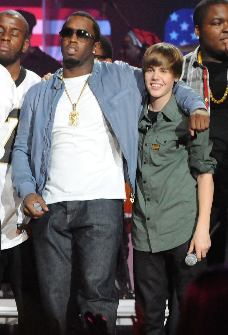 Diddy and Justin Bieber