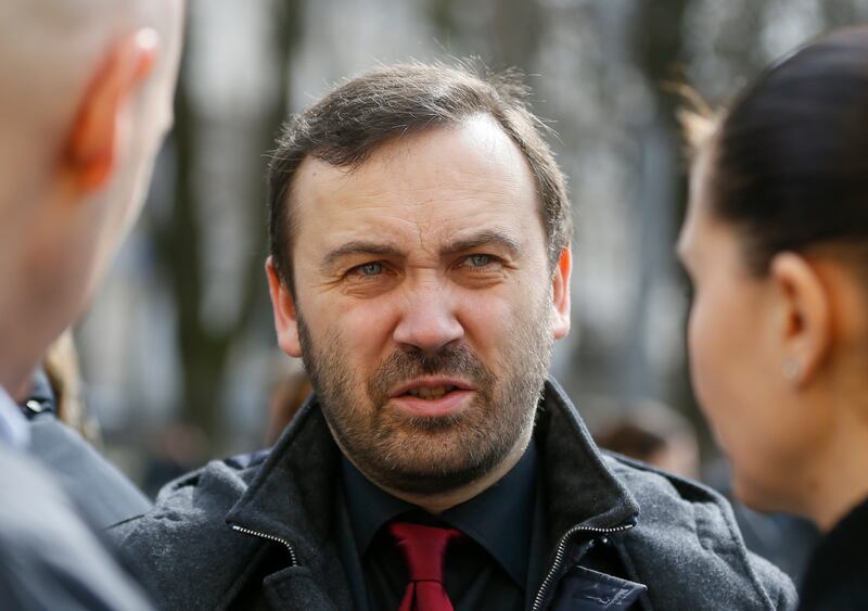 Ilya Ponomarev, a former Russian lawmaker now living in exile in Ukraine.