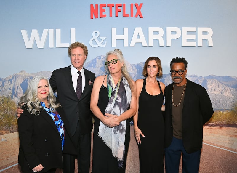 Paula Pell, Will Ferrell, Harper Steele, Kristen Wiig and Tim Meadows