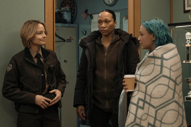 Jodie Foster, Kali Reis, and Aka Niviâna in True Detective.