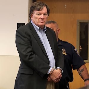 Rex Heuermann appears in Suffolk County Court on Aug. 1, 2023, in Central Islip, New York.