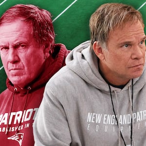 Bill Belichick/ Norbert Leo Butz illustration