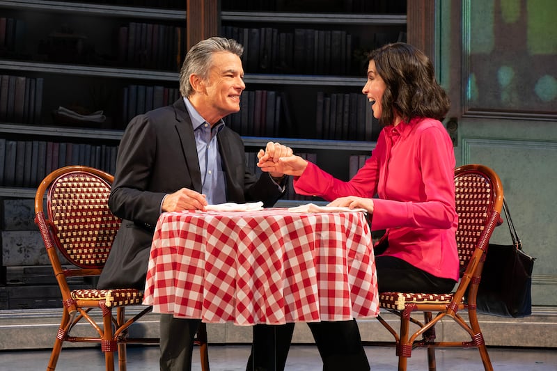 Peter Gallagher and Julianna Margulies in 'Left on Tenth.'