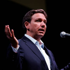 Republican presidential candidate and Florida Governor Ron DeSantis