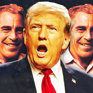 Donald Trump and Jeffrey Epstein