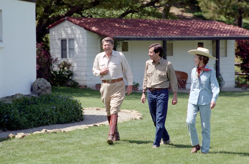 4/8/1985 Trip to California visit to Rancho Del Cielo President and Nancy Reagans interview with Chris Wallace