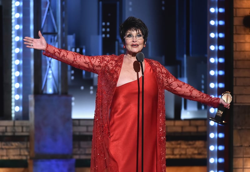 Chita Rivera accepting the Special Tony Award for Lifetime Achievement