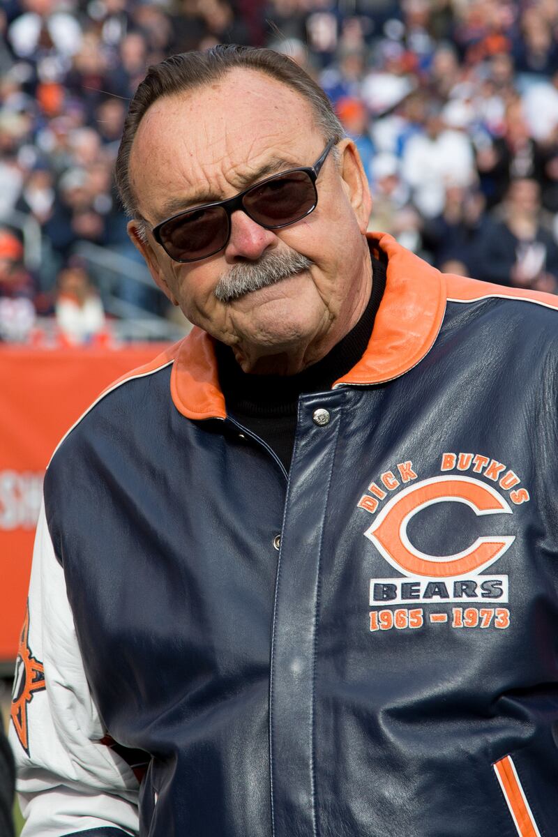 Chicago Bears former linebacker Dick Butkus.