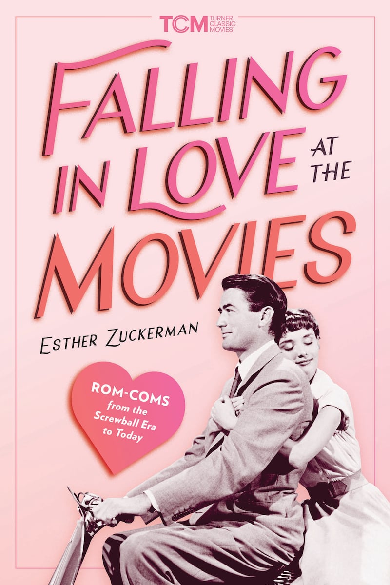 The "Falling in Love at the Movies" book cover