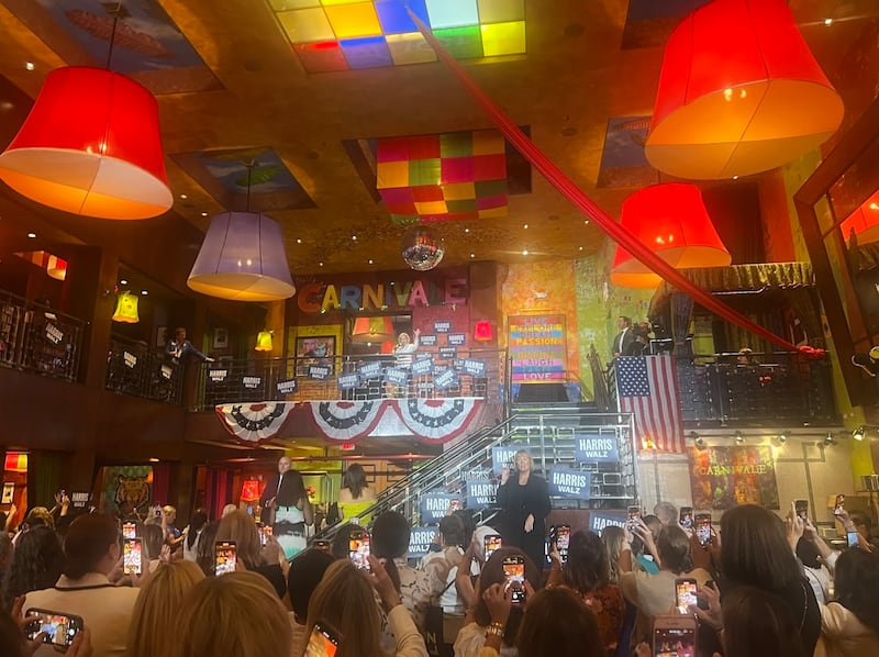 Gwen Walz headlined a Women for Harris-Walz fundraising brunch at Chicago’s Carnivale