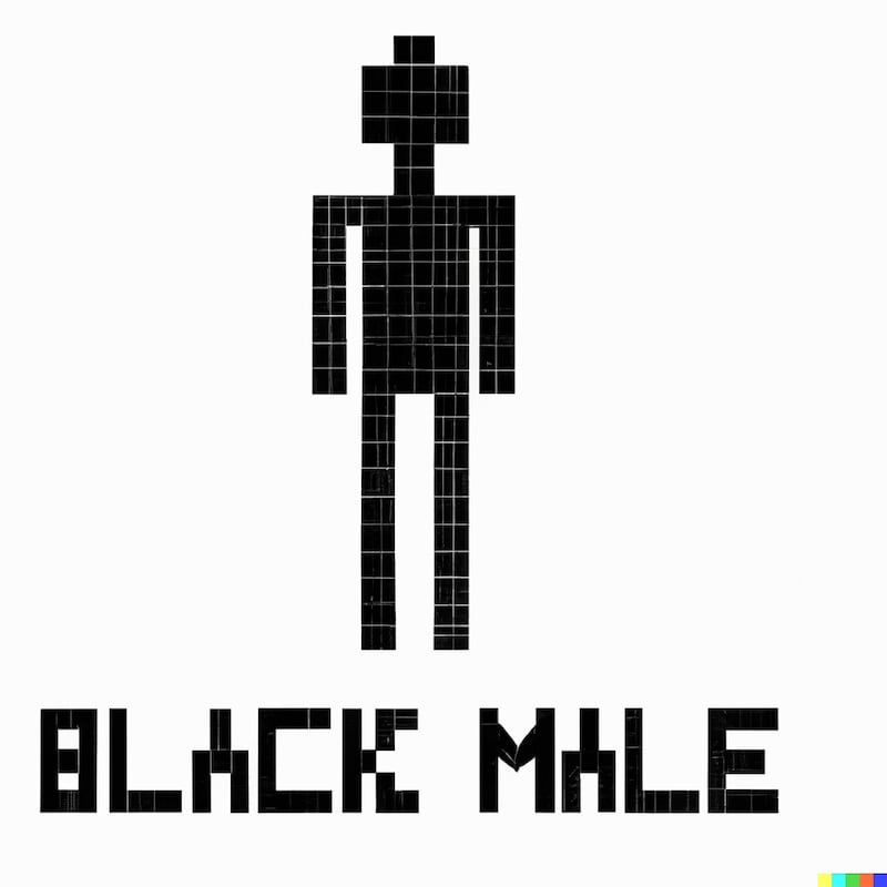 DALL_E_2022-09-12_11.06.12_-_pixel_art_of_a_stick_figure_person_in_front_of_a_text_sign_that_says_tgryxt