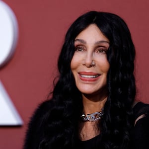 Cher poses during a photocall for guest arrivals at the amfAR Gala Cannes 2024 in Antibes, France, May 23, 2024. 