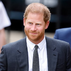 Prince Harry, Duke of Sussex arrives at the Royal Courts of Justice on March 30, 2023 in London, England.