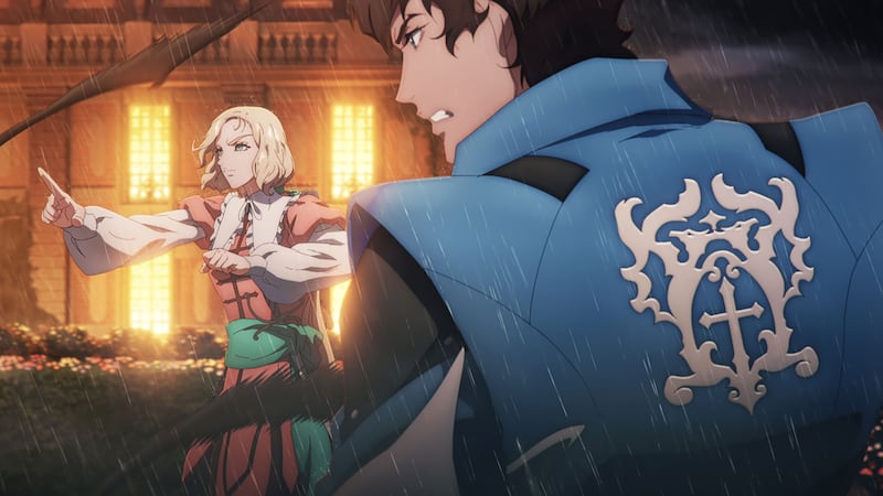 Maria Renard and Richter Belmont in Castlevania: Nocturne.